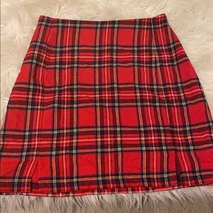 Plaid Brandy Melville Skirt